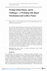 Research paper thumbnail of ‘Writing Global History and Its Challenges – A Workshop with Jürgen Osterhammel and Geoffrey Parker’, Itinerario 40, no. 3 (December 2016) pp. 357-376.