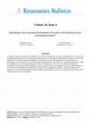 Research paper thumbnail of Volume 36, Issue 4 Remittances and economic development in Lesotho: does financial sector development matter