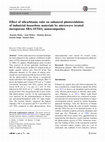 Research paper thumbnail of Effect of silica/titania ratio on enhanced photooxidation of industrial hazardous materials by microwave treated mesoporous SBA-15/TiO 2 nanocomposites