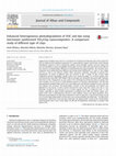 Research paper thumbnail of Enhanced heterogeneous photodegradation of VOC and dye using microwave synthesized TiO 2 /Clay nanocomposites: A comparison study of different type of clays