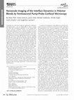 Research paper thumbnail of Nanoscale Imaging of the Interface Dynamics in Polymer Blends by Femtosecond Pump‐Probe Confocal Microscopy