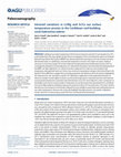 Research paper thumbnail of Intrareef variations in Li/Mg and Sr/Ca sea surface temperature proxies in the Caribbean reef-building coral Siderastrea siderea