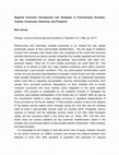 Research paper thumbnail of Regional economic development and strategies in post-socialist societies: Context, constraints, dilemmas, and prospects