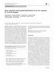 Research paper thumbnail of Inter-and intra-organ spatial distributions of sea star saponins by MALDI imaging