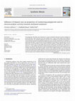 Research paper thumbnail of Influence of dopant ions on properties of conducting polypyrrole and its electrocatalytic activity towards methanol oxidation