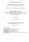 Research paper thumbnail of Contenu de ma thèse: "Un platonisme original au XIIe siècle : Métaphysique pluraliste et théologie trinitaire dans le De unitate d’Achard de Saint-Victor"