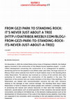 Research paper thumbnail of From Gezi Park to Standing Rock: It's never just about a tree