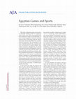 Research paper thumbnail of Egyptian Games and Sports (Book Review)