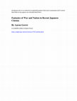 Research paper thumbnail of Fantasies of War and Nation in Recent Japanese Cinema