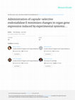 Research paper thumbnail of Administration of capsule-selective endosialidase E minimizes upregulation of organ gene expression induced by experimental systemic infection with Escherichia  …