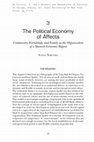 Research paper thumbnail of The Political Economy of Affects: Community, Freindship, and Family in the Organization of a Spanish Economic Region