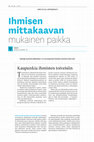 Research paper thumbnail of Ihmisen mittakaavan mukainen paikka