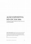 Research paper thumbnail of Ação expositiva do CPC em 2016: as mostras Cores do Bixiga na Yayá e Yayá, um lugar de memória