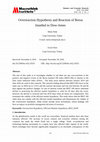 Research paper thumbnail of Overreaction Hypothesis and Reaction of Borsa Istanbul to Dow-Jones