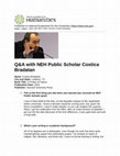 Research paper thumbnail of Q&A with NEH Public Scholar Costica Bradatan