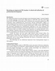 Research paper thumbnail of Wahyudi, R. (2016). Becoming an empowered EFL teacher: A critical self-reflection of professional development, ELTED, 20, 83-96.