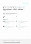 Research paper thumbnail of Biomarkers in the diagnosis of lysosomal storage disorders: proteins, lipids, and inhibodies