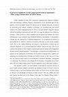 Research paper thumbnail of “El proyecto rioplatense de una congregación francesa agonizante: ‘Mon voyage à Montevideo’ de Pierre Donat”, en Revue d’Histoire Ecclésiastique, vol. 110, nº 3-4, 2015, pp. 761-788