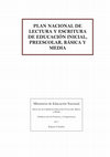 Research paper thumbnail of PLAN NACIONAL DE LECTURA Y ESCRITURA DE EDUCACIÓN INICIAL, PREESCOLAR, BÁSICA Y MEDIA