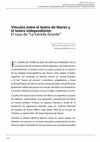 Research paper thumbnail of Vínculos entre el teatro de títeres y el teatro independiente: El caso de “La Estrella Grande”