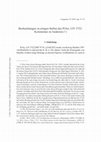 Research paper thumbnail of L. Benelli, Beobachtungen zu einigen Stellen des P.Oxy. LIV 3722: Kommentar zu Anakreon, Aegyptus 91 (2011), pp. 51-74.