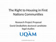 Research paper thumbnail of Housing Rights in Canadian First Nations Communities