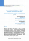 Research paper thumbnail of Fundamentos teóricos de la gestión de extensión universitaria para la formación de la cultura