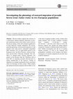 Research paper thumbnail of Winter, E.R., Tummers, J.S., Aarestrup, K., Baktoft, H. & Lucas, M.C. (2016) Investigating the phenology of seaward migration of juvenile brown trout (Salmo trutta) in two European populations. Hydrobiologia 775, 139-151. DOI: 10.1007/s10750-016-2720-z