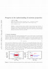 Research paper thumbnail of Progress in the understanding of neutrino properties