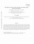 Research paper thumbnail of The MSW conversion of solar neutrinos and random matter density perturbations