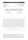 Research paper thumbnail of The Role of Attachment Styles, Peer Relations, and Affections in Predicting Internet Addiction