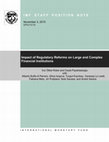 Research paper thumbnail of Impact of Regulatory Reforms on Large and Complex Financial Institutions