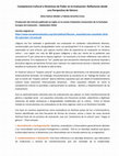 Research paper thumbnail of Competencia Cultural y Dinámicas de Poder en la Evaluación: Reflexiones desde una Perspectiva de Género