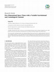 Research paper thumbnail of Five-Dimensional Space-Times with a Variable Gravitational and Cosmological Constant