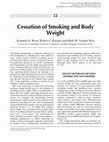 Research paper thumbnail of Cessation of Smoking and Body Weight