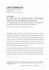 Research paper thumbnail of La Revolución Cultural China en el maoísmo argentino. Las interpretaciones en las visiones oficiales de Vanguardia Comunista y el Partido Comunista Revolucionario