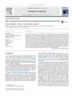 Research paper thumbnail of Effect of spatial scale on the network properties of estuarine food webs