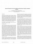 Research paper thumbnail of Improved Estimation of Ocean Wave Fields from Marine Radars Using Data Assimilation Techniques