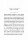 Research paper thumbnail of Windmills in the Rural Context of Ottoman Çanakkale, Ethnoarchaeological Investigations in Rural Anatolia, 3, 59-74.