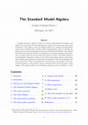 Research paper thumbnail of The Standard Model Algebra