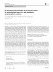 Research paper thumbnail of In situ photo-polymerization of soil organic matter by heterogeneous nano-TiO 2 and biomimetic metal-porphyrin catalysts