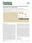 Research paper thumbnail of Carbon Sequestration in Soil by in Situ Catalyzed Photo-Oxidative Polymerization of Soil Organic Matter