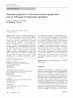 Research paper thumbnail of Molecular properties of a fermented manure preparation used as field spray in biodynamic agriculture