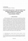 Research paper thumbnail of Uwarunkowania prawne w zakresie konkurencji autobusów długodystansowych z koleją długodystansową i regionalną na przykładzie Niemiec