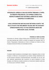 Research paper thumbnail of LEGAL INTEGRATION AND DIALOGUE BETWEEN COURTS: THE ROLE OF BOTH THE PRELIMINARY RULING AND THE ADVISORY OPINION RESPECTIVELY IN THE EUROPEAN UNION AND MERCOSUR LEGAL SYSTEMS