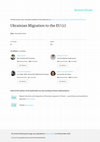 Research paper thumbnail of Theorizing the Ukrainian Case: Pushing the Boundaries of Migration Studies through a Europe–U.S. Comparison