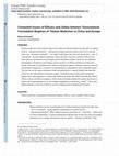 Research paper thumbnail of Contested Issues of Efficacy and Safety between Transnational Formulation Regimes of Tibetan Medicines in China and Europe