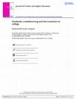 Research paper thumbnail of Facebook, crowdsourcing, and the transition to college