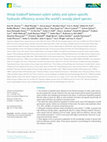 Research paper thumbnail of Weak tradeoff between xylem safety and xylem-specific hydraulic efficiency across the world's woody plant species