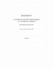 Research paper thumbnail of Rohmer, J. (2010), “Le plateau du Leja (Syrie du Sud), de l’âge du Fer à l’annexion romaine : perspectives de recherche”